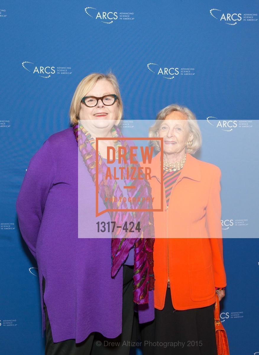 Donna Marie Casey, Patsy Pope, 2015 ARCS Foundation Scholar Awards Luncheon, The Fairmont San Francisco. The Fairmont San Francisco, . 950 Mason St, October 29th, 2015, Photo #1317-424 Donna Marie Casey, Patsy Pope, Photo #1317-424