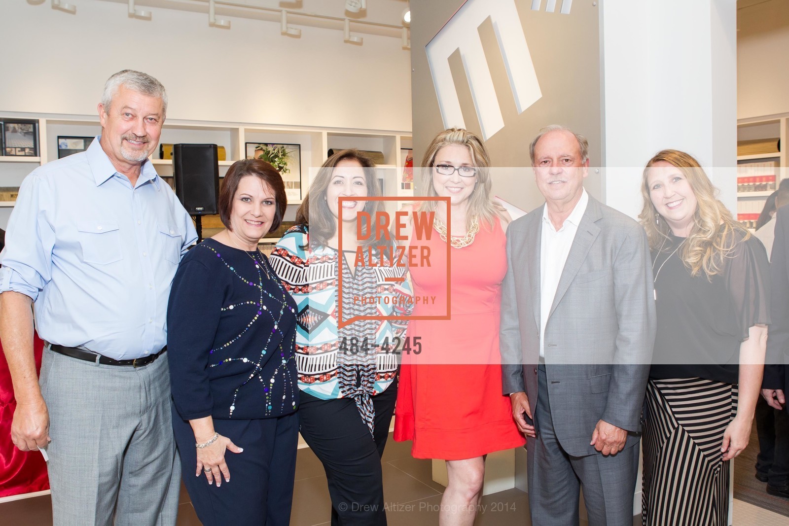 David Thole, Suzette Morris, Patricia Acostas, Corinthia Runge, Harold Turk, Ginga Guidroz, DALTILE/MOHAWK Opening, US, June 26th, 2014, Photo #484-4245 David Thole, Suzette Morris, Patricia Acostas, Corinthia Runge, Harold Turk, Ginga Guidroz, Photo #484-4245