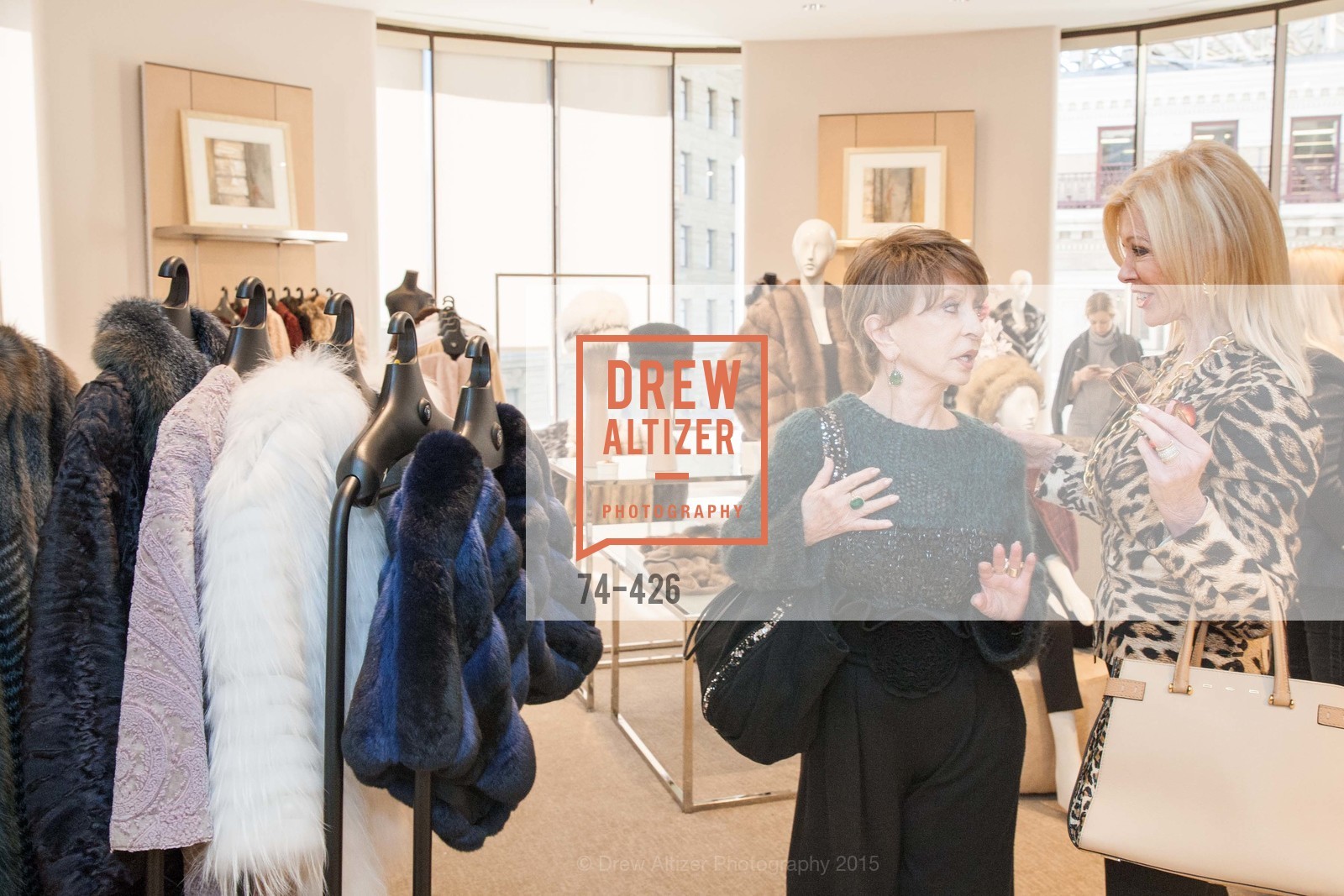Roberta Sherman, Pamala Deikel, Rindi at Saks Fur Salon, Saks Fifth Avenue, Fur Salon, October 29th, 2015,Drew Altizer, Drew Altizer Photography, full-service agency, private events, San Francisco photographer, photographer california