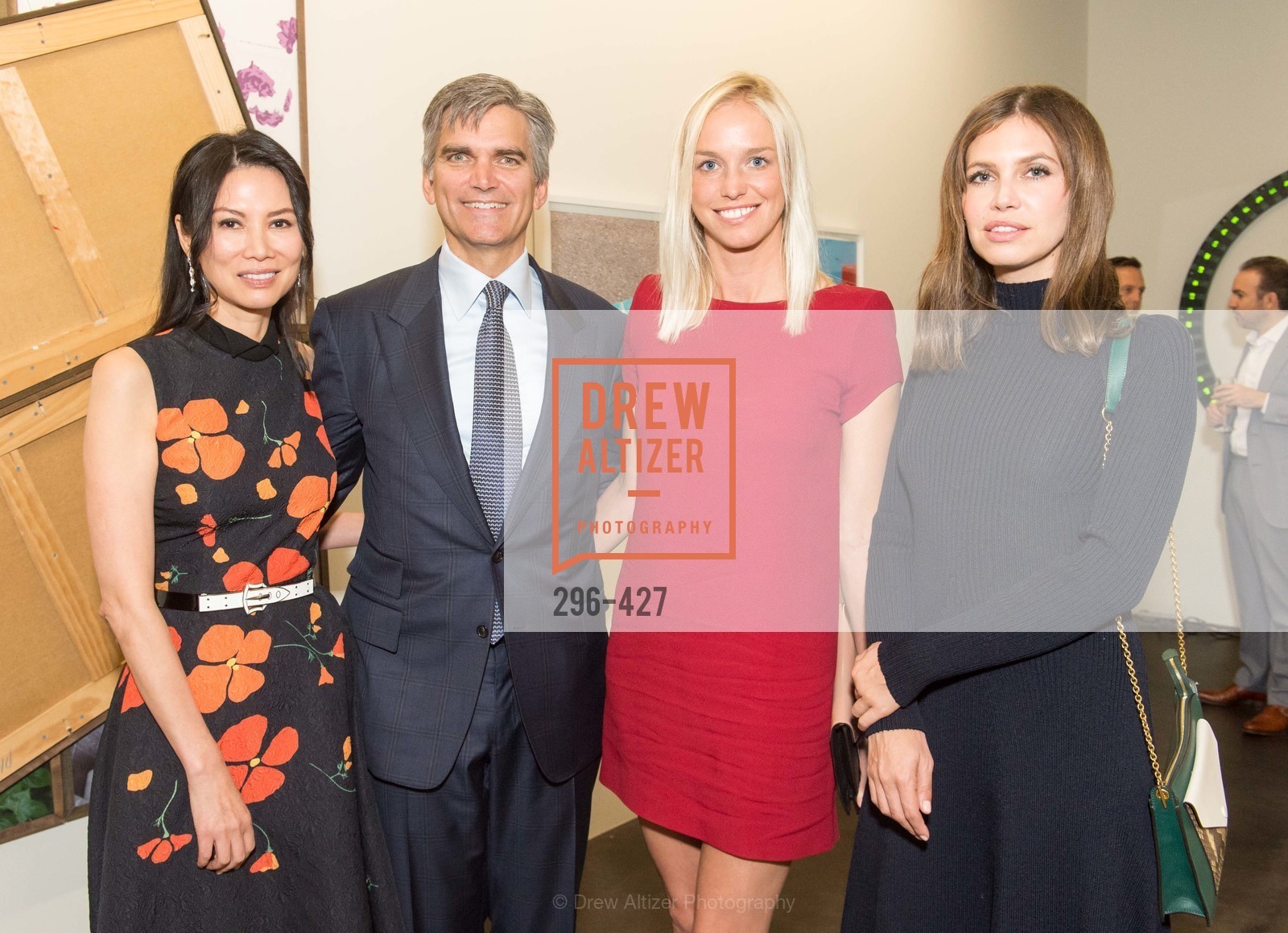 Wendi Murdoch, Tad Smith, Lucy Paige, Dasha Zhukova, Artsy and Sotheby's Dinner at Fused, Fused, October 29th, 2015,Drew Altizer, Drew Altizer Photography, full-service event agency, private events, San Francisco photographer, photographer California