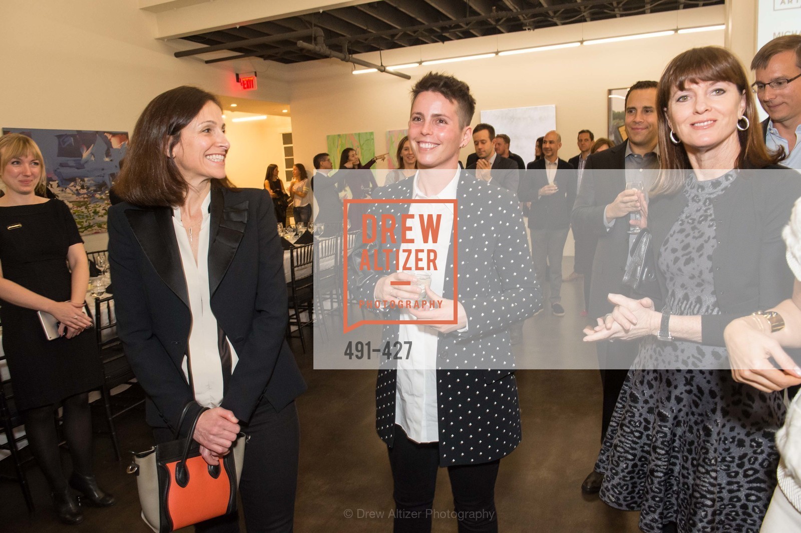 Sarah Thornton, Jessica Silverman, Allison Speer, Artsy and Sotheby's Dinner at Fused, Fused. Fused, Photo #491-427 Sarah Thornton, Jessica Silverman, Allison Speer, Photo #491-427