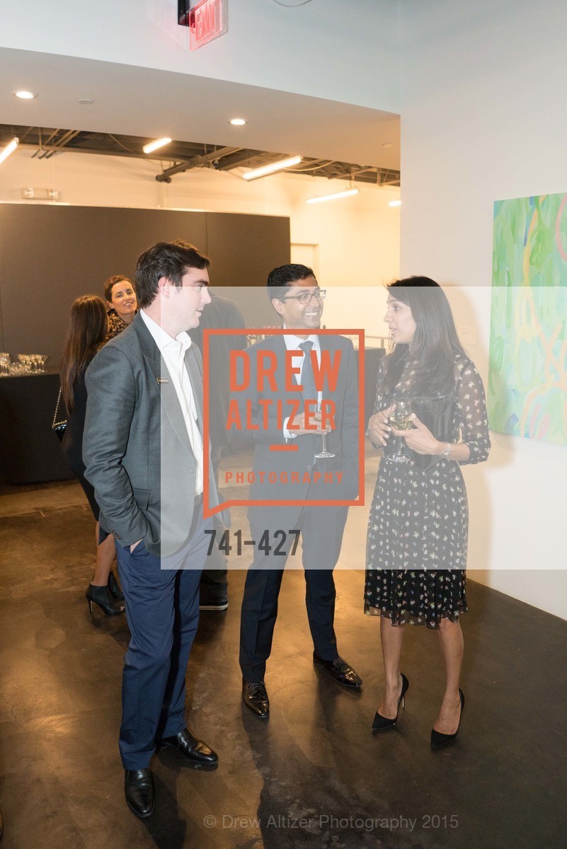 Cahrles Moffett, Ravin Agrawal, Alka Agrawal, Artsy and Sotheby's Dinner at Fused, Fused, October 29th, 2015,Drew Altizer, Drew Altizer Photography, full-service event agency, private events, San Francisco photographer, photographer California