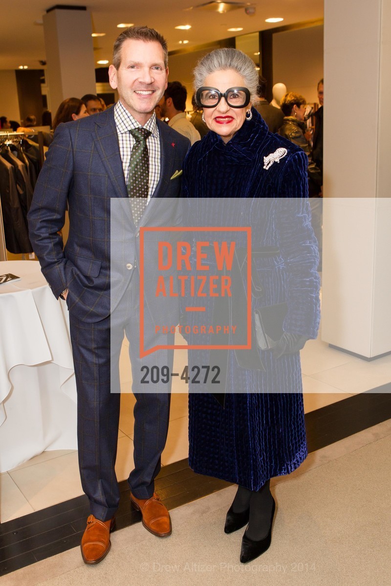 Eric Petsinger, Joy Venturini Bianchi, SAKS FIFTH AVENUE Men of Style, US, March 6th, 2014, Photo #209-4272 Eric Petsinger, Joy Venturini Bianchi, Photo #209-4272