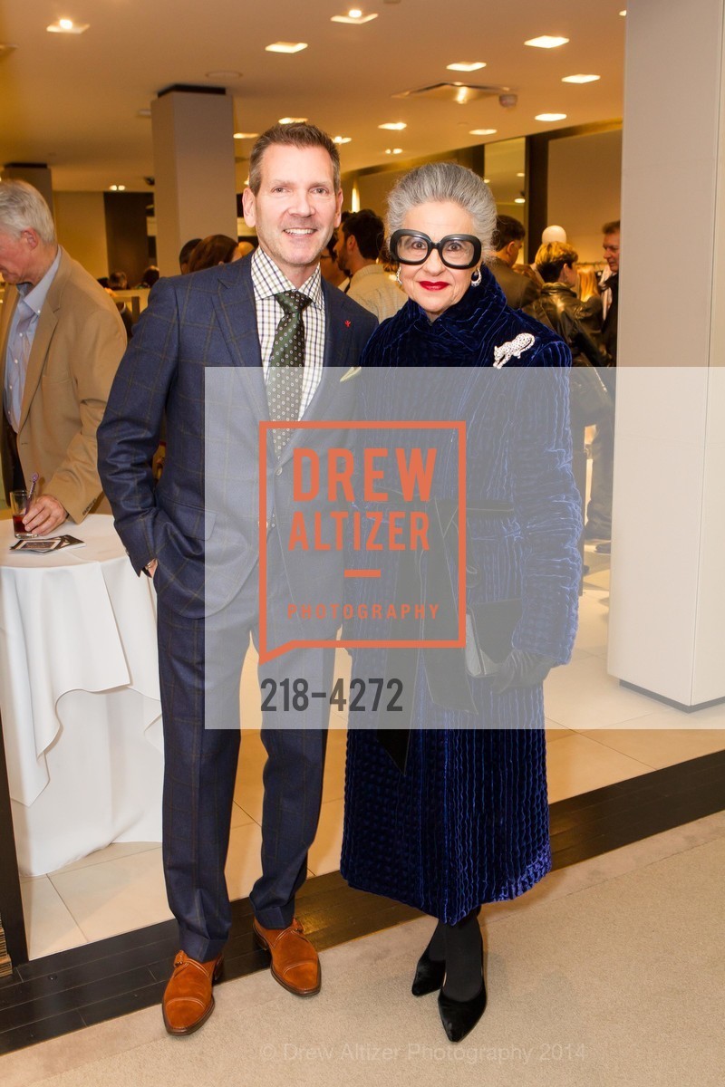 Eric Petsinger, Joy Venturini Bianchi, SAKS FIFTH AVENUE Men of Style, US, March 6th, 2014, Photo #218-4272 Eric Petsinger, Joy Venturini Bianchi, Photo #218-4272