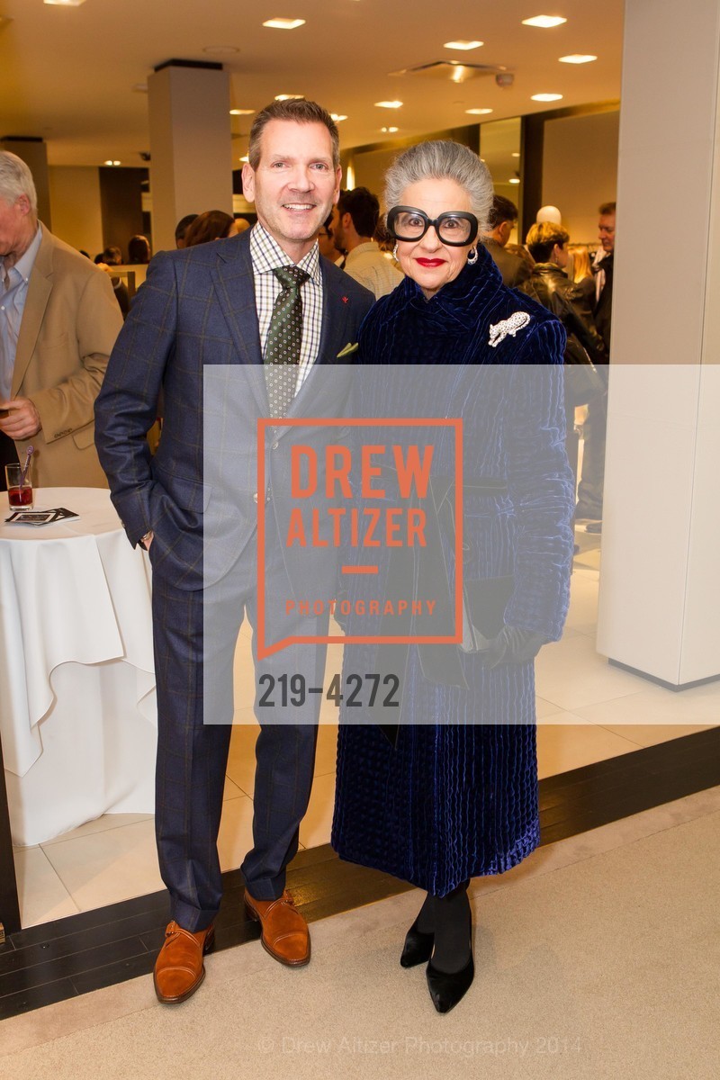Eric Petsinger, Joy Venturini Bianchi, SAKS FIFTH AVENUE Men of Style, US, March 6th, 2014, Photo #219-4272 Eric Petsinger, Joy Venturini Bianchi, Photo #219-4272