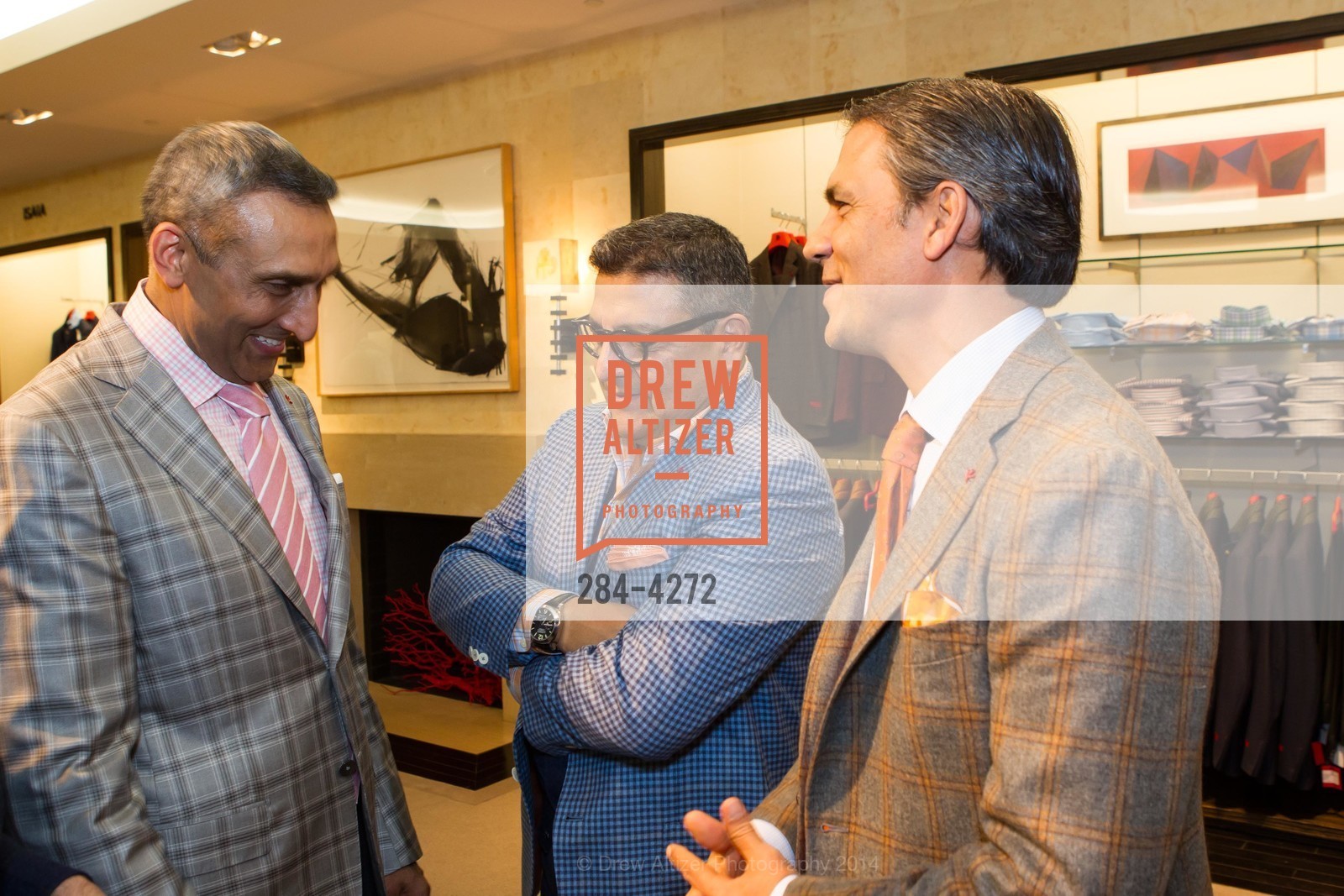 Inder Dhillon, Riccardo Benavides, Ken Hagen, SAKS FIFTH AVENUE Men of Style, US, March 6th, 2014, Photo #284-4272 Inder Dhillon, Riccardo Benavides, Ken Hagen, Photo #284-4272