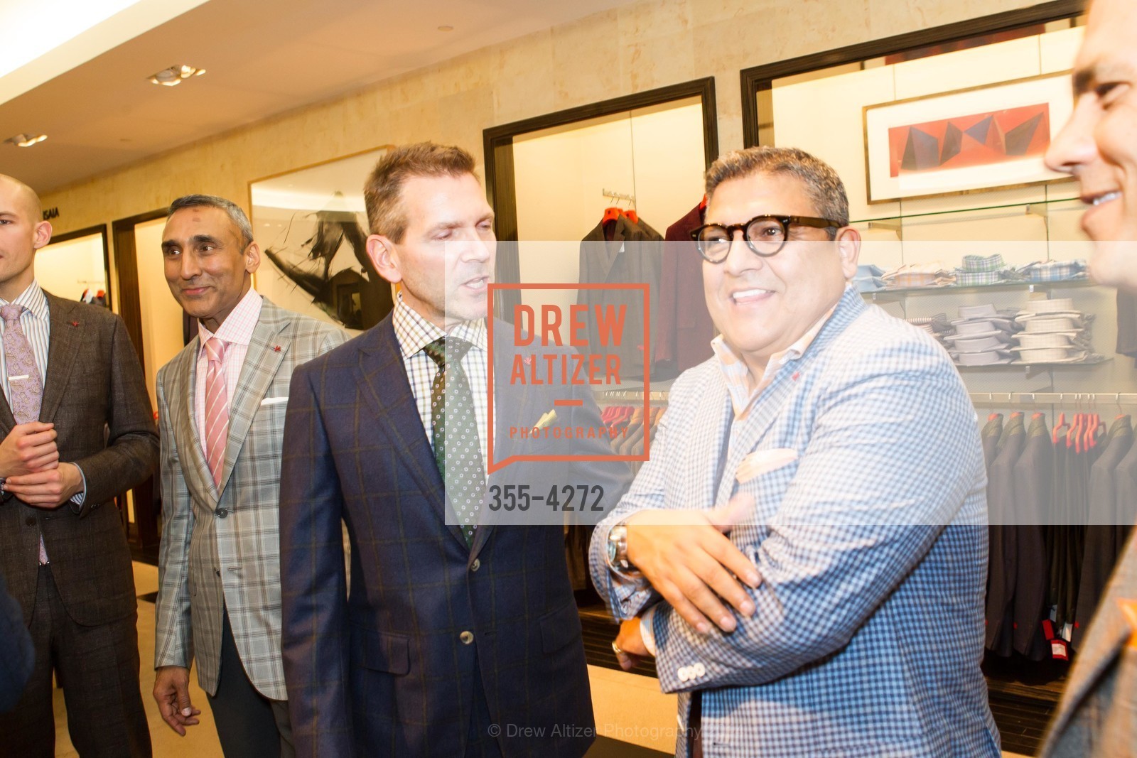 Inder Dhillon, Eric Petsinger, Riccardo Benavides, SAKS FIFTH AVENUE Men of Style, US, March 6th, 2014, Photo #355-4272 Inder Dhillon, Eric Petsinger, Riccardo Benavides, Photo #355-4272