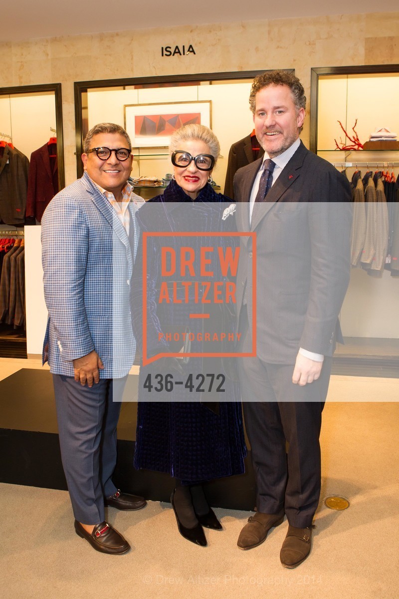 Riccardo Benavides, Joy Venturini Bianchi, Jim Shay, SAKS FIFTH AVENUE Men of Style, US, March 6th, 2014, Photo #436-4272 Riccardo Benavides, Joy Venturini Bianchi, Jim Shay, Photo #436-4272