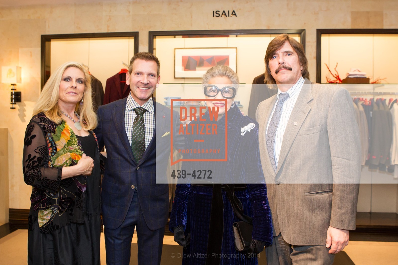 Jacqueline Jacoby, Eric Petsinger, Joy Venturini Bianchi, John Rosin, SAKS FIFTH AVENUE Men of Style, US, March 6th, 2014, Photo #439-4272 Jacqueline Jacoby, Eric Petsinger, Joy Venturini Bianchi, John Rosin, Photo #439-4272