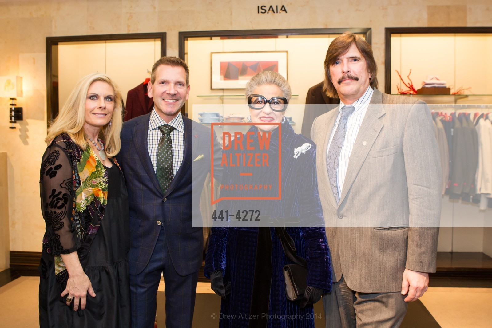 Jacqueline Jacoby, Eric Petsinger, Joy Venturini Bianchi, John Rosin, SAKS FIFTH AVENUE Men of Style, US, March 6th, 2014, Photo #441-4272 Jacqueline Jacoby, Eric Petsinger, Joy Venturini Bianchi, John Rosin, Photo #441-4272