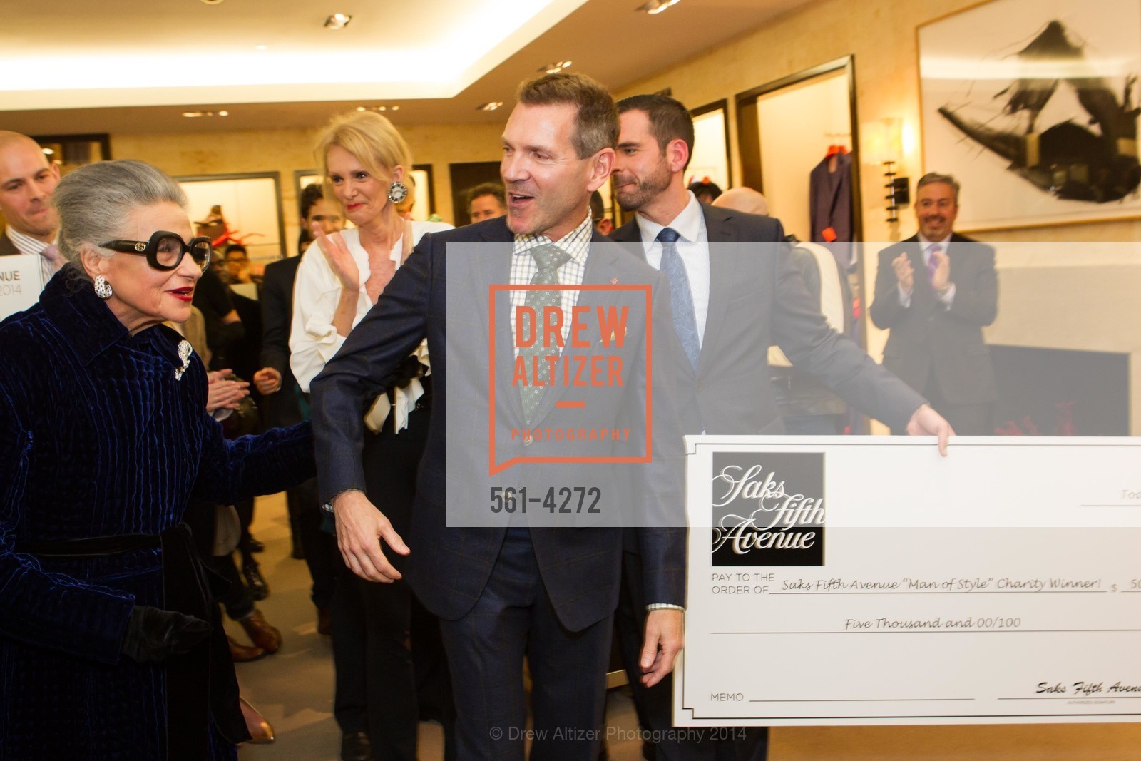 Joy Venturini Bianchi, Eric Petsinger, Ryan Williams, SAKS FIFTH AVENUE Men of Style, US, March 6th, 2014, Photo #561-4272 Joy Venturini Bianchi, Eric Petsinger, Ryan Williams, Photo #561-4272