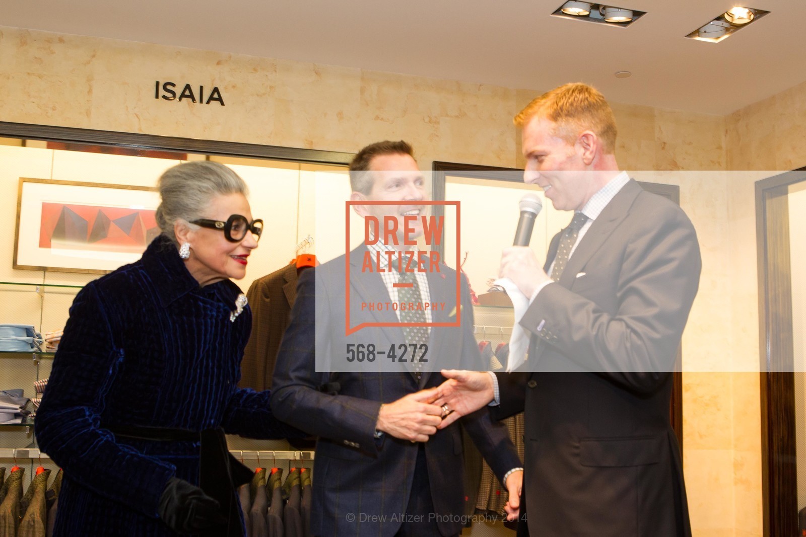 Joy Venturini Bianchi, Eric Petsinger, Randy Moore, SAKS FIFTH AVENUE Men of Style, US, March 6th, 2014, Photo #568-4272 Joy Venturini Bianchi, Eric Petsinger, Randy Moore, Photo #568-4272
