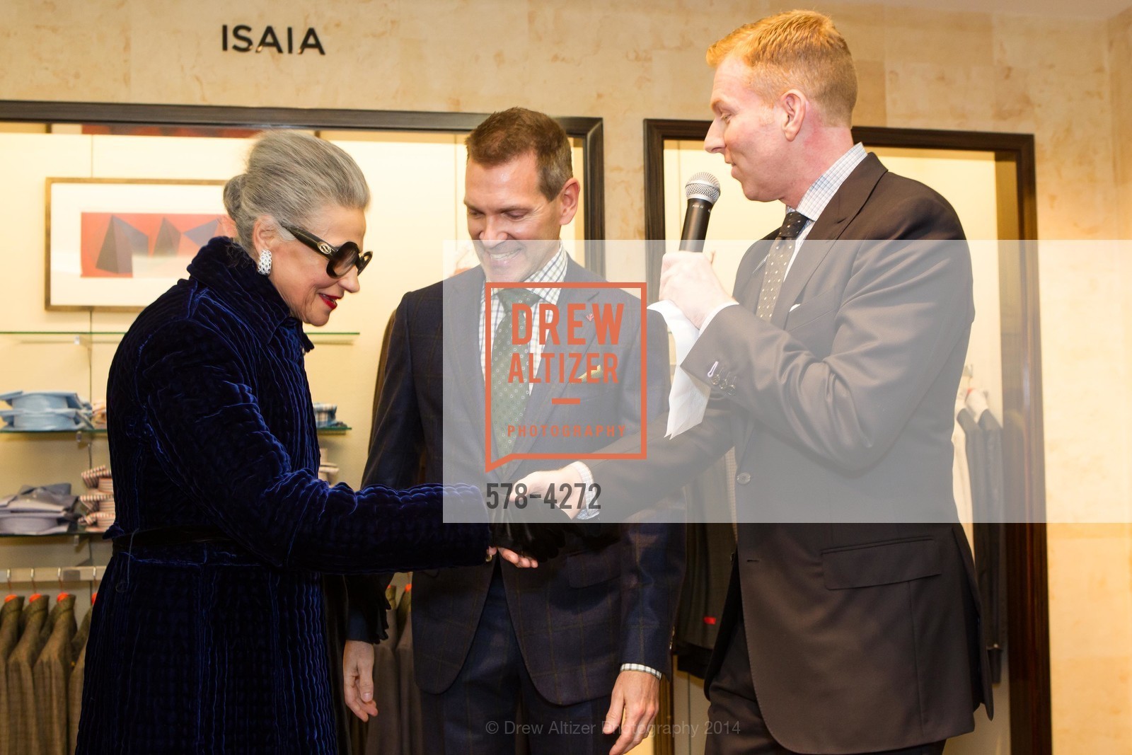 Joy Venturini Bianchi, Eric Petsinger, Randy Moore, SAKS FIFTH AVENUE Men of Style, US, March 6th, 2014, Photo #578-4272 Joy Venturini Bianchi, Eric Petsinger, Randy Moore, Photo #578-4272