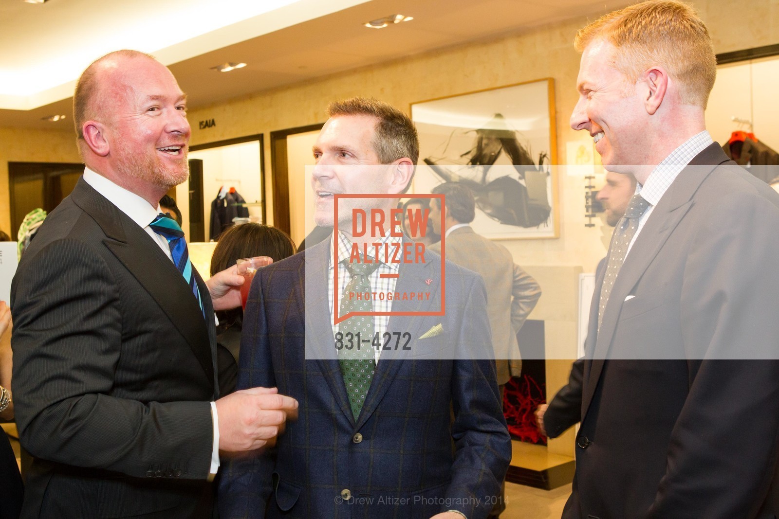 Terje Arnesen, Eric Petsinger, Randy Moore, SAKS FIFTH AVENUE Men of Style, US, March 6th, 2014, Photo #831-4272 Terje Arnesen, Eric Petsinger, Randy Moore, Photo #831-4272