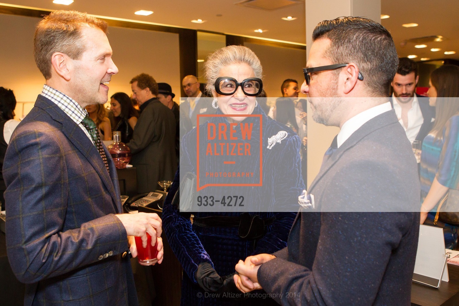 Eric Petsinger, Joy Venturini Bianchi, Rodrigo Rivas, SAKS FIFTH AVENUE Men of Style, US, March 6th, 2014, Photo #933-4272 Eric Petsinger, Joy Venturini Bianchi, Rodrigo Rivas, Photo #933-4272
