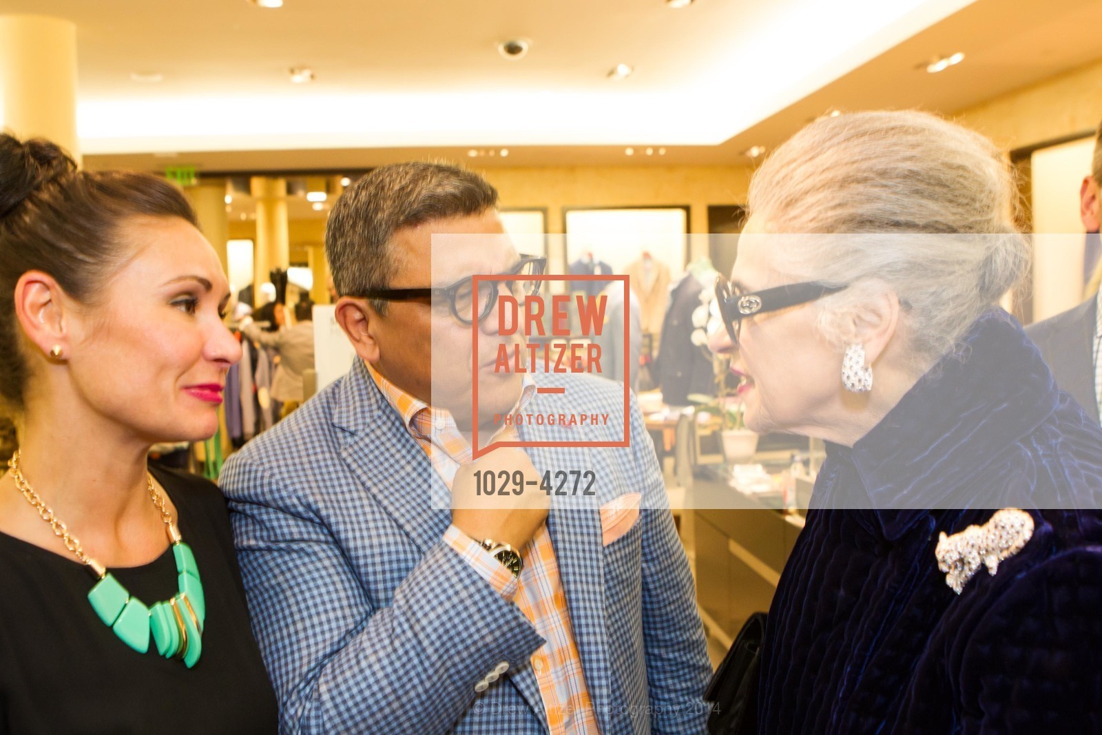 Riccardo Benavides, Joy Venturini Bianchi, SAKS FIFTH AVENUE Men of Style, US, March 6th, 2014, Photo #1029-4272 Riccardo Benavides, Joy Venturini Bianchi, Photo #1029-4272