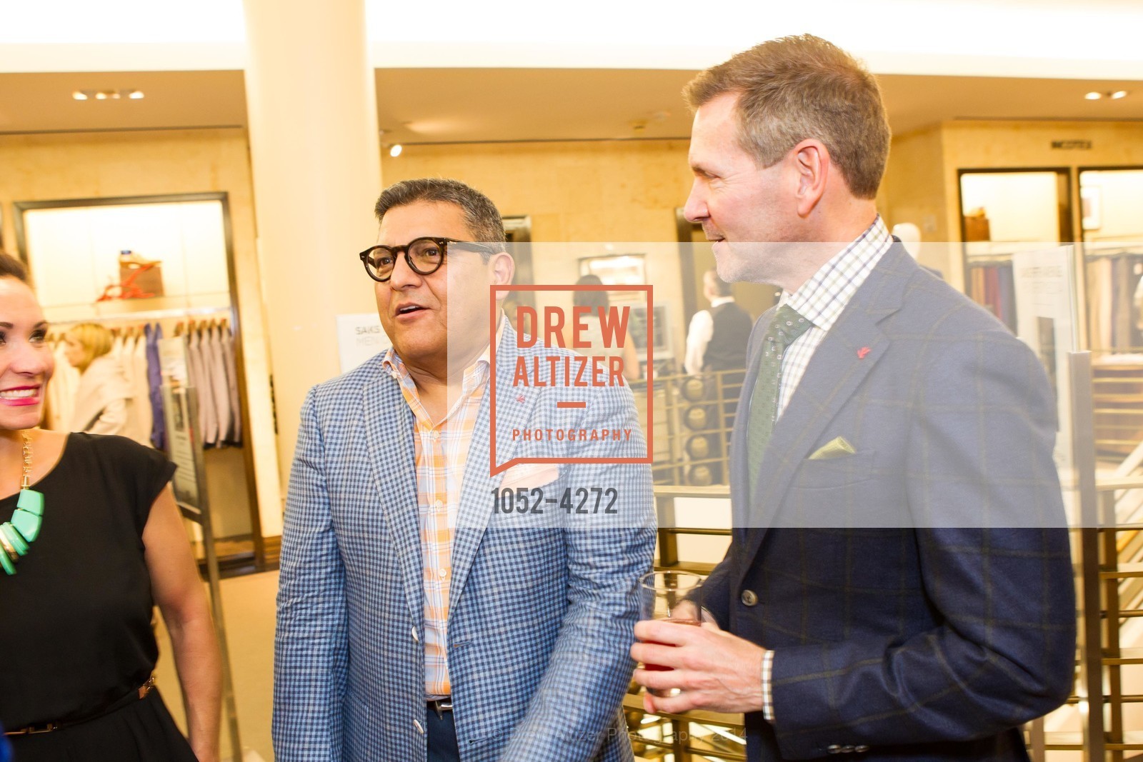 Riccardo Benavides, Eric Petsinger, SAKS FIFTH AVENUE Men of Style, US, March 6th, 2014, Photo #1052-4272 Riccardo Benavides, Eric Petsinger, Photo #1052-4272