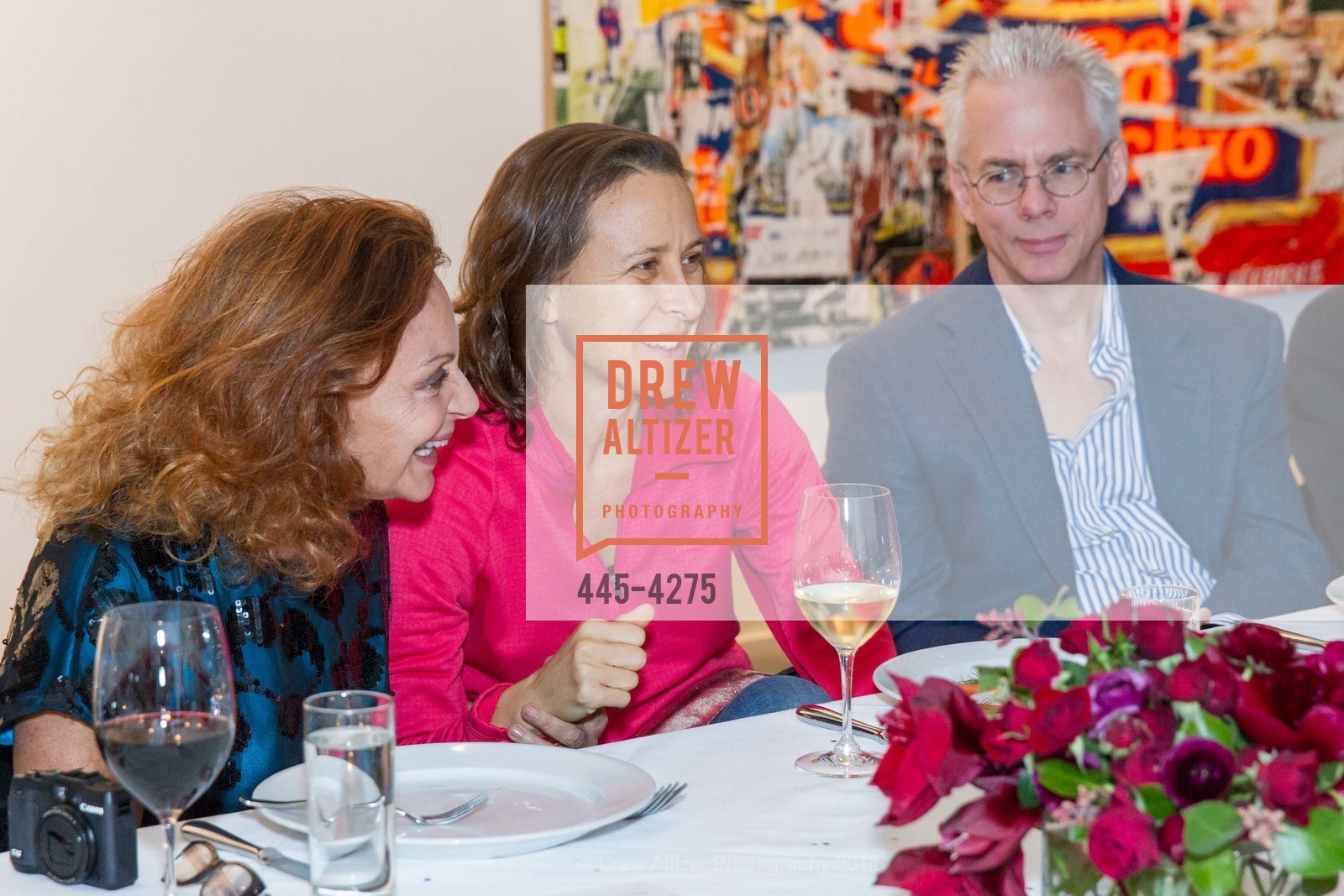 Diane von Furstenberg, Anne Wojcicki, Dinner In Honor of DIANE VON FURSTENBERG, US, November 21st, 2014, Photo #445-4275 Diane von Furstenberg, Anne Wojcicki, Photo #445-4275
