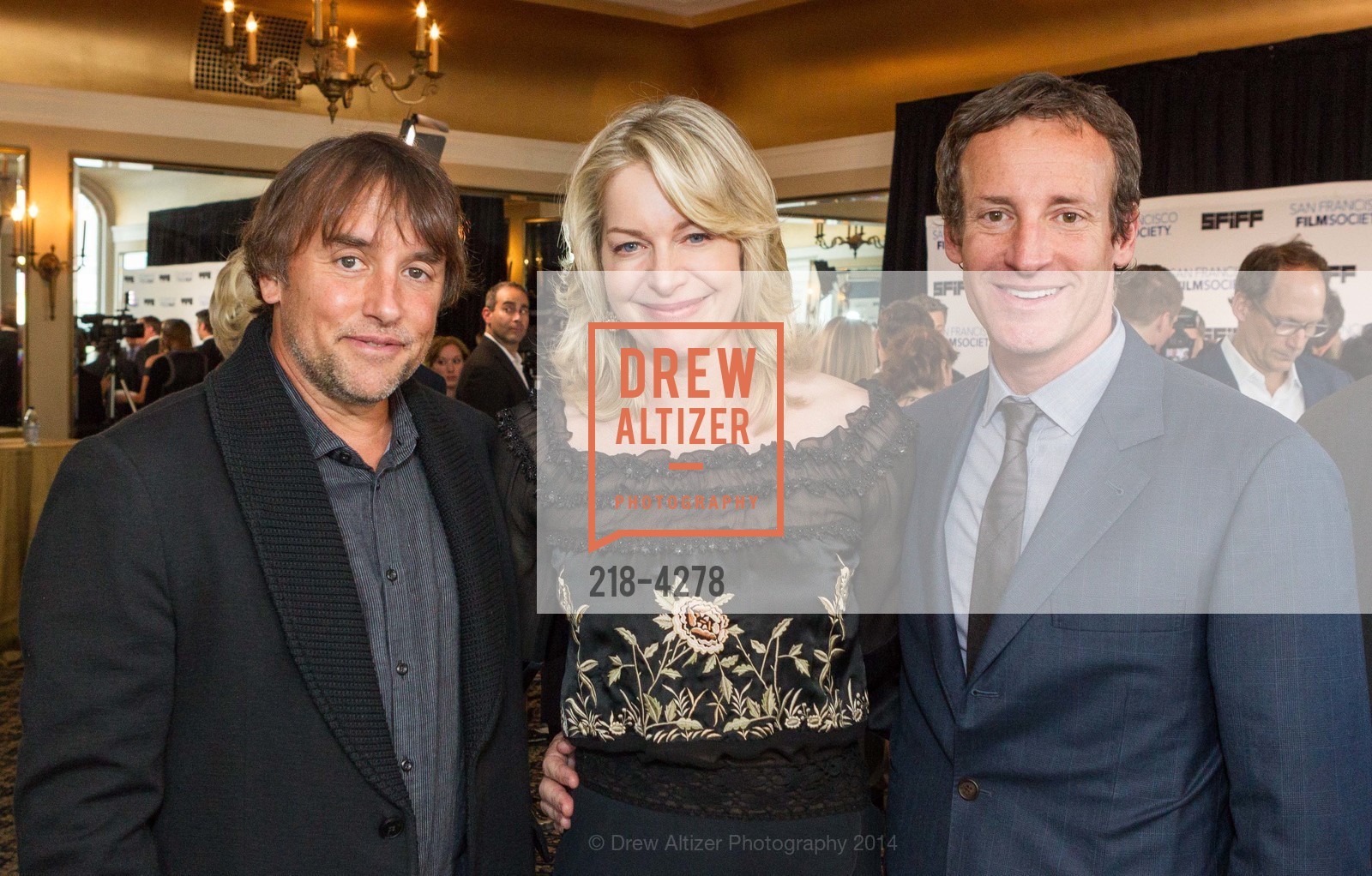 Richard Linklater, Victoria Linklater, Todd Traina, The 57th Annual SAN FRANCISCO INTERNATIONAL FILM FESTIVAL'S Awards Night, US, May 1st, 2014, Photo #218-4278 Richard Linklater, Victoria Linklater, Todd Traina, Photo #218-4278