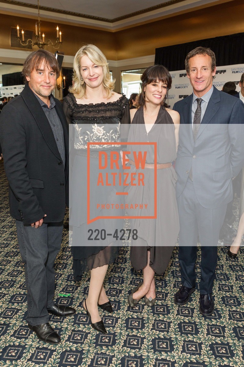 Richard Linklater, Victoria Raiser, Parker Posey, Todd Traina, The 57th Annual SAN FRANCISCO INTERNATIONAL FILM FESTIVAL'S Awards Night, US, May 1st, 2014, Photo #220-4278 Richard Linklater, Victoria Raiser, Parker Posey, Todd Traina, Photo #220-4278