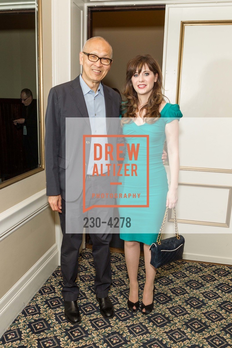 Wayne Wang, Zooey Deschanel, The 57th Annual SAN FRANCISCO INTERNATIONAL FILM FESTIVAL'S Awards Night, US, May 1st, 2014, Photo #230-4278 Wayne Wang, Zooey Deschanel, Photo #230-4278