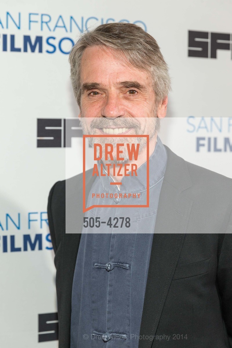 Jeremy Irons, The 57th Annual SAN FRANCISCO INTERNATIONAL FILM FESTIVAL'S Awards Night, US, May 1st, 2014, Photo #505-4278 Jeremy Irons, Photo #505-4278
