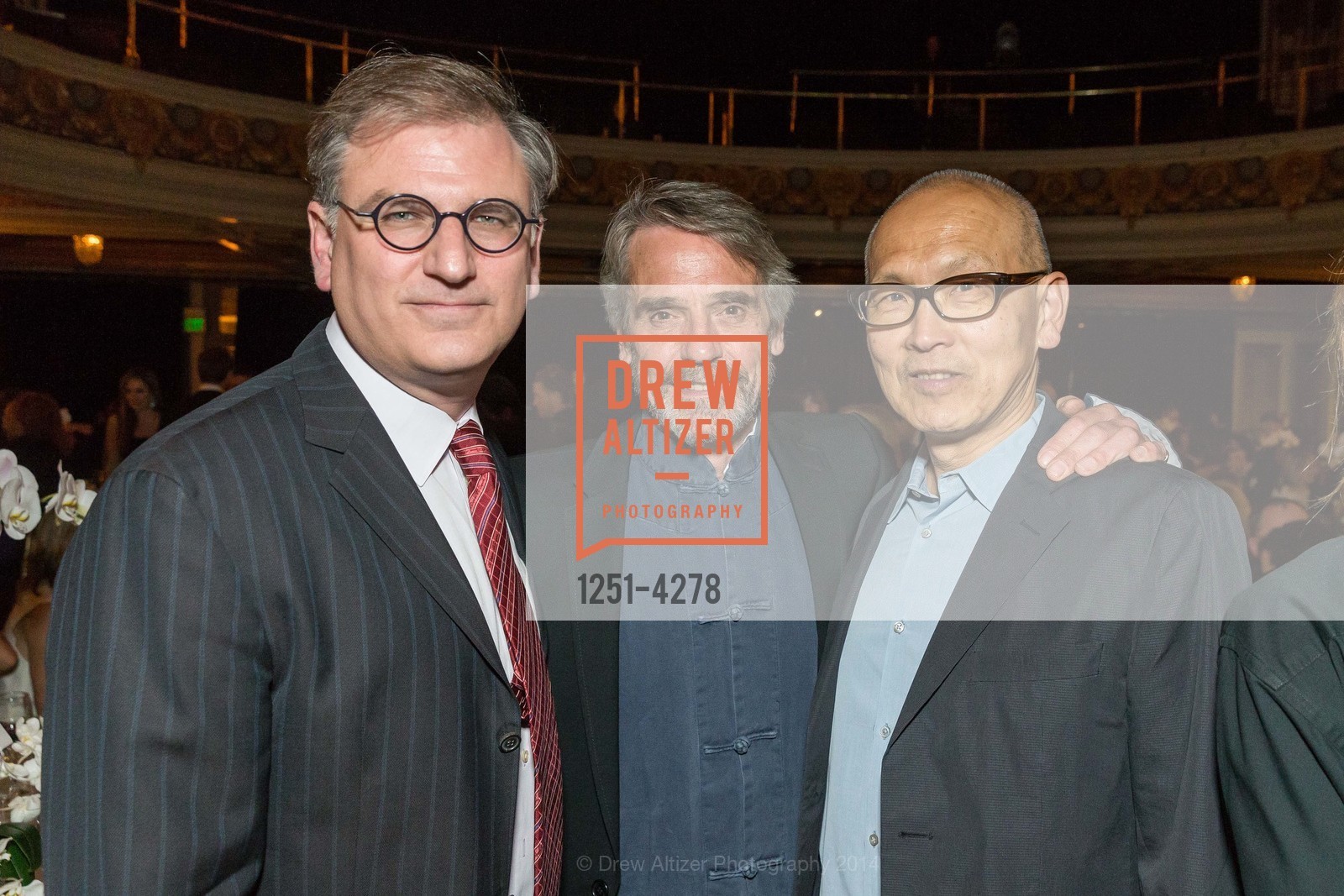 Noah Cowan, Jeremy Irons, Wayne Wang, The 57th Annual SAN FRANCISCO INTERNATIONAL FILM FESTIVAL'S Awards Night, US, May 1st, 2014, Photo #1251-4278 Noah Cowan, Jeremy Irons, Wayne Wang, Photo #1251-4278