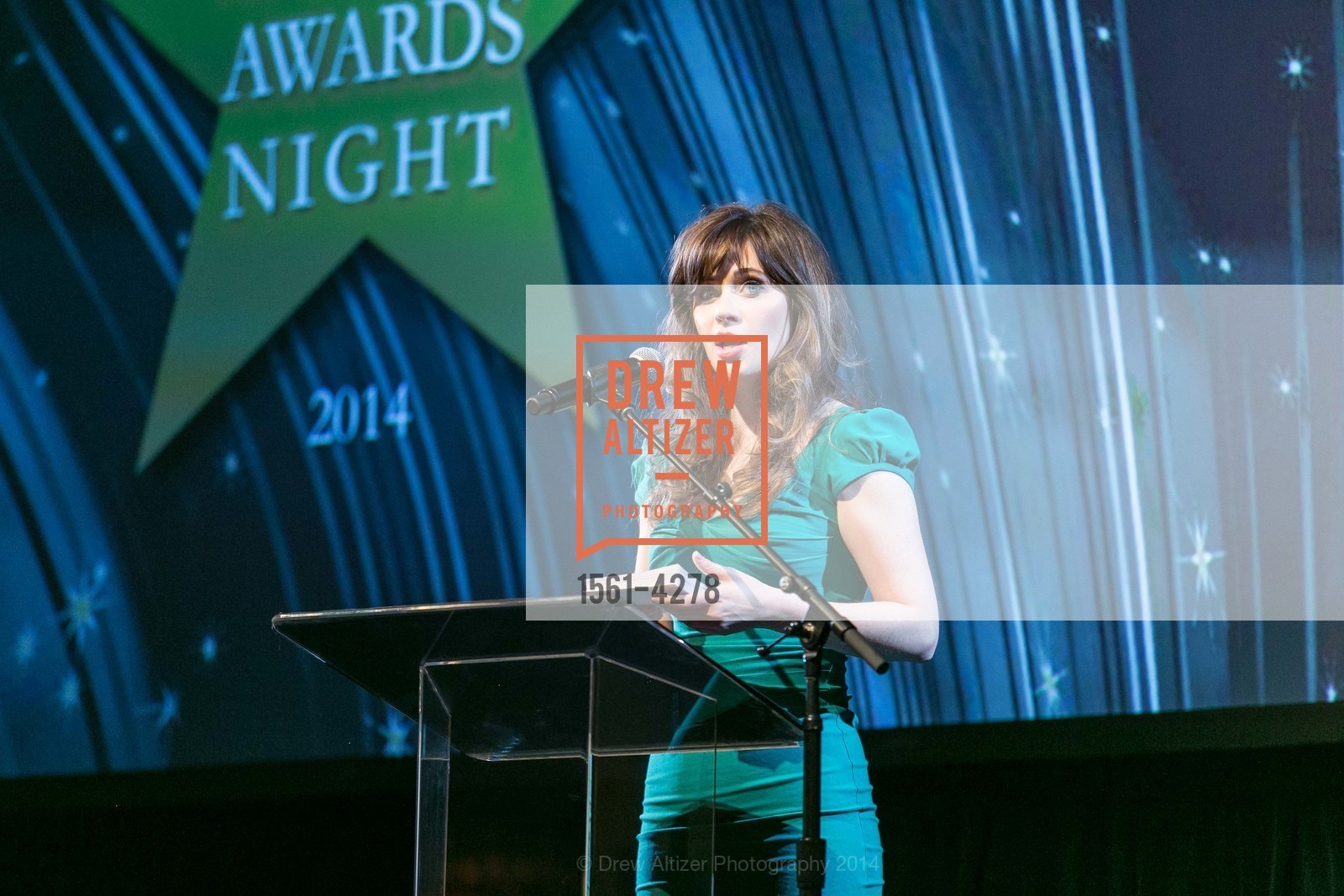 Zooey Deschanel, The 57th Annual SAN FRANCISCO INTERNATIONAL FILM FESTIVAL'S Awards Night, US, May 1st, 2014, Photo #1561-4278 Zooey Deschanel, Photo #1561-4278