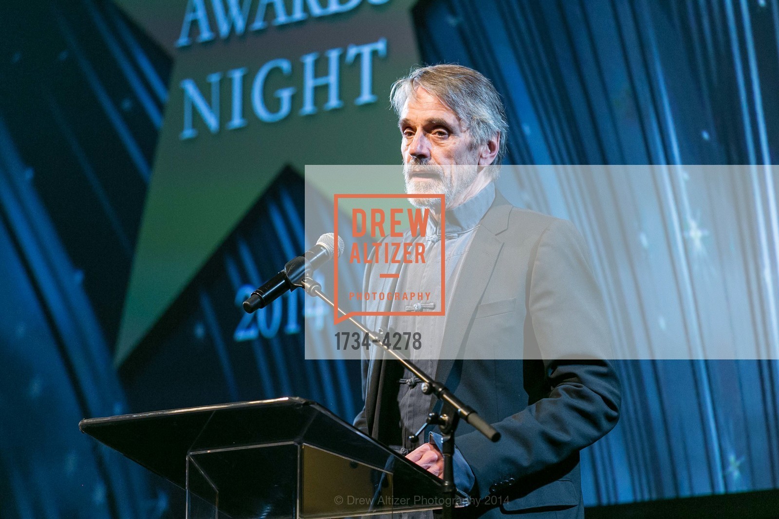 Jeremy Irons, The 57th Annual SAN FRANCISCO INTERNATIONAL FILM FESTIVAL'S Awards Night, US, May 1st, 2014, Photo #1734-4278 Jeremy Irons, Photo #1734-4278