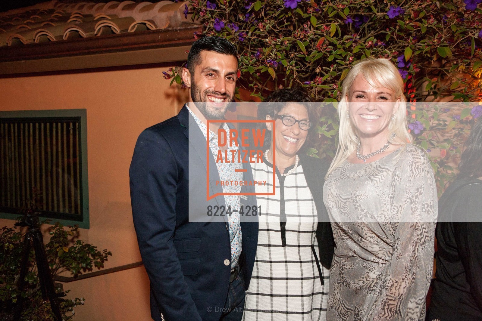 Reza Aghababa, Frida Azad, Stephanie Dunn, Third Annual HOTBED BENEFIT Hosted by the DREVER Family, US, August 23rd, 2014, Photo #8224-4281 Reza Aghababa, Frida Azad, Stephanie Dunn, Photo #8224-4281