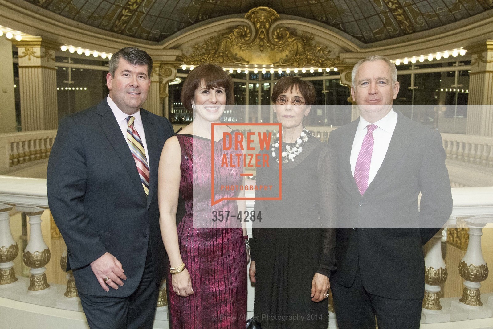 Alan Morrell, Terri Mino, Beatrice Wood, Glenn McCoy, SF BALLET Fashion Show Launch Party, US, March 5th, 2014, Photo #357-4284 Alan Morrell, Terri Mino, Beatrice Wood, Glenn McCoy, Photo #357-4284