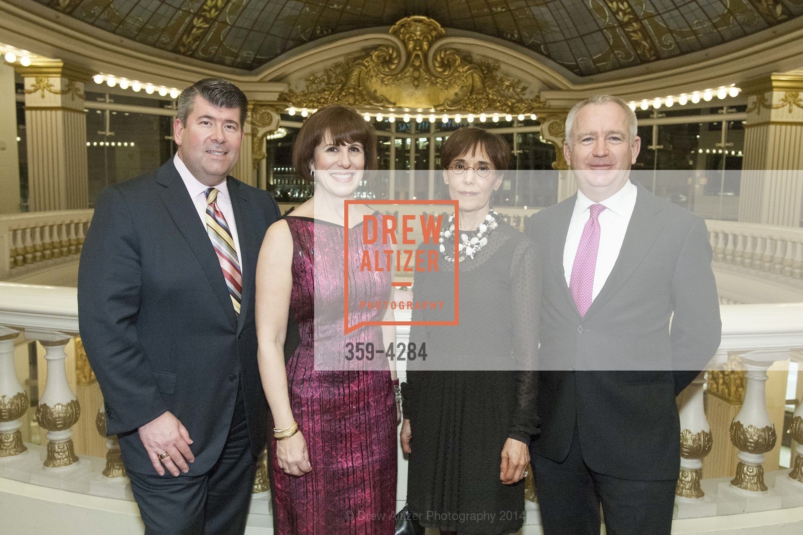 Alan Morrell, Terri Mino, Beatrice Wood, Glenn McCoy, SF BALLET Fashion Show Launch Party, US, March 5th, 2014, Photo #359-4284 Alan Morrell, Terri Mino, Beatrice Wood, Glenn McCoy, Photo #359-4284