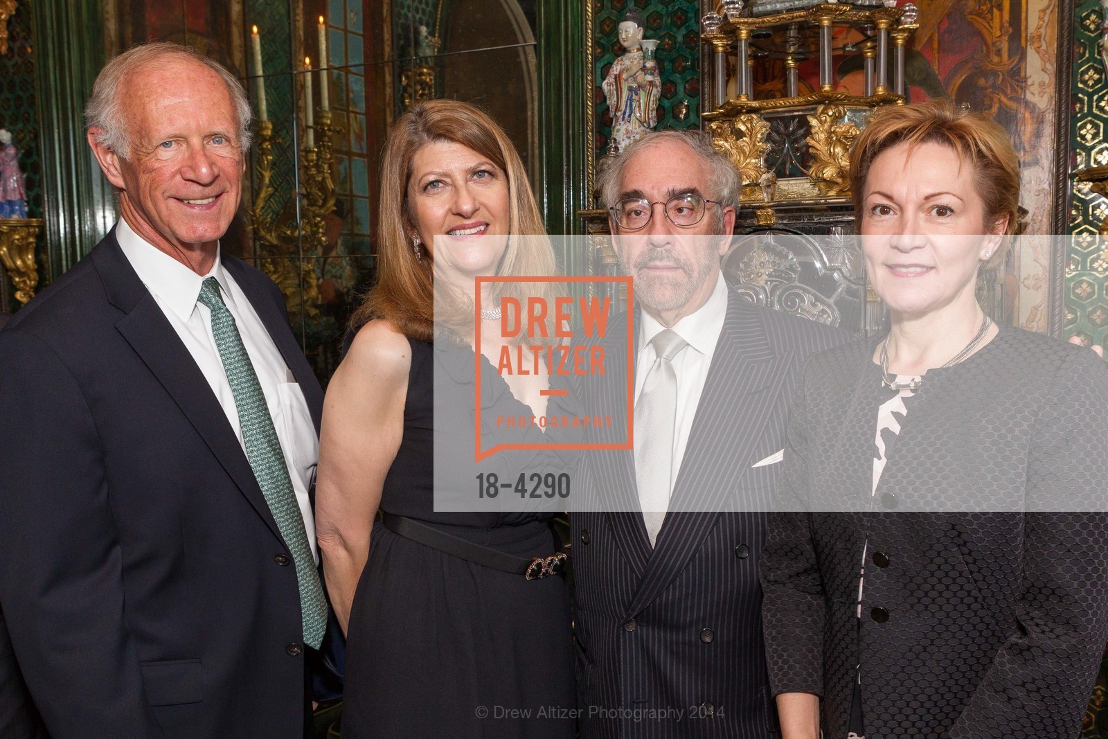 John Gambs, Emely Weissman, Ron Weissman, Beatrice Gomory, Private Dinner honoring San Francisco Classical Voice, US, May 5th, 2014, Photo #18-4290 John Gambs, Emely Weissman, Ron Weissman, Beatrice Gomory, Photo #18-4290