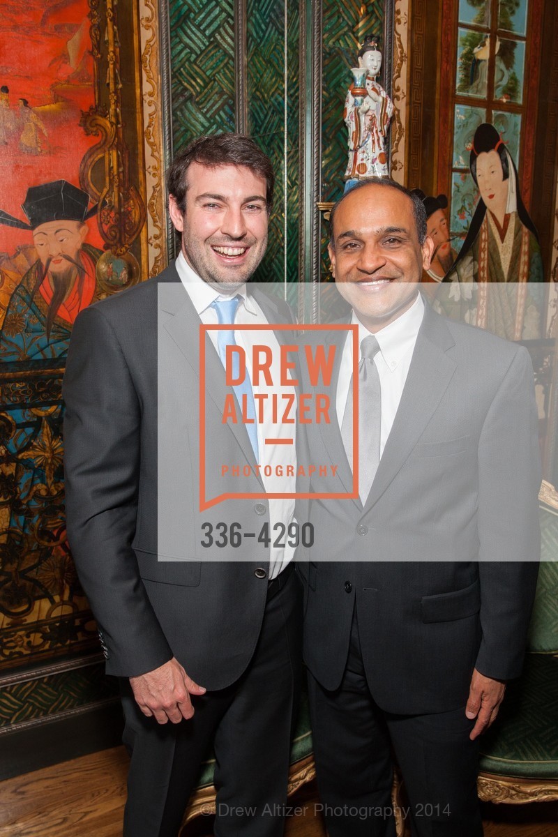 Andrew McKenzie, Raj Gollamudi, Private Dinner honoring San Francisco Classical Voice, US, May 5th, 2014, Photo #336-4290 Andrew McKenzie, Raj Gollamudi, Photo #336-4290