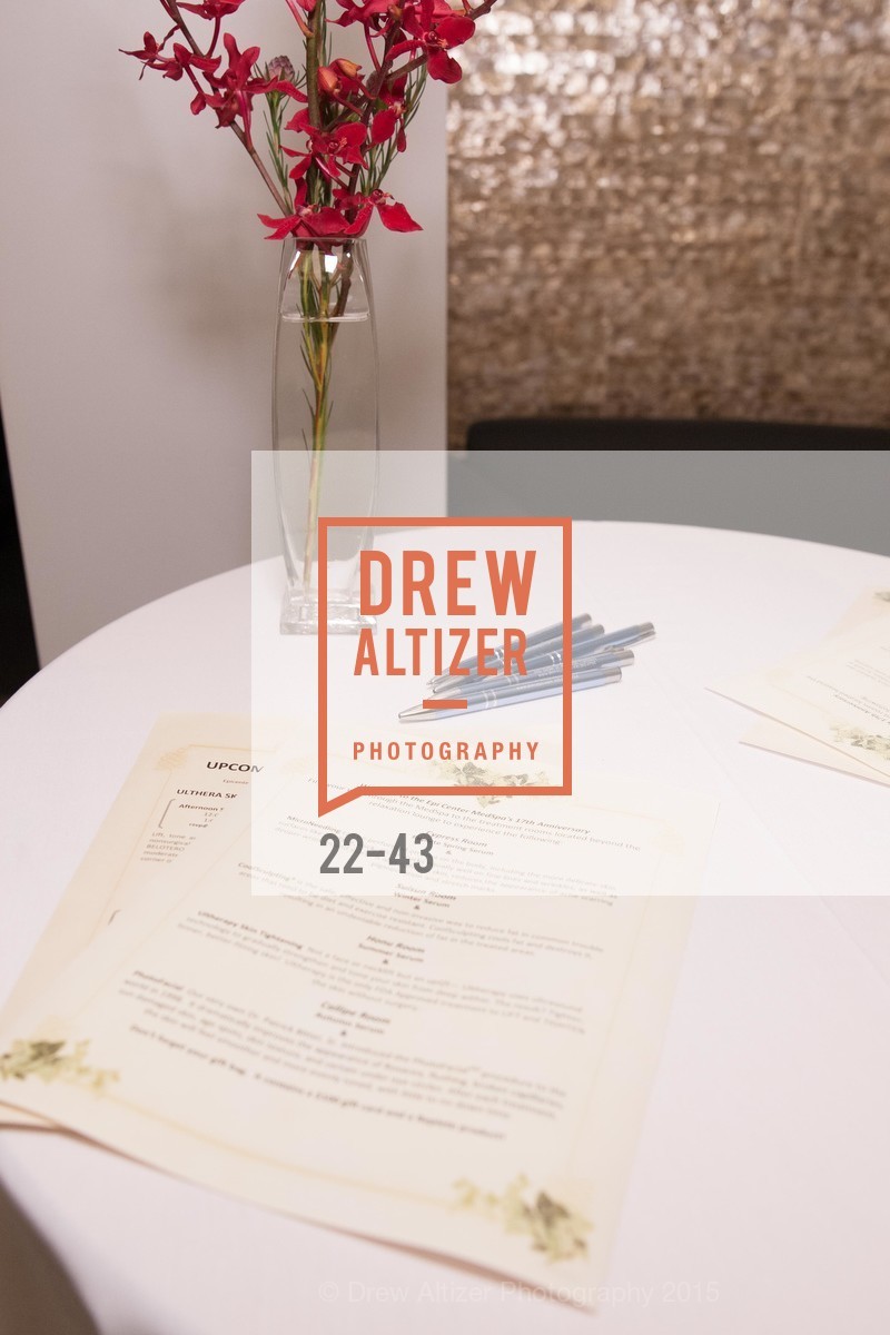 Atmosphere, EPI CENTER MedSpa Anniversary and Launch of REPLETE, Epi Center MedSpa, April 21st, 2015,Drew Altizer, Drew Altizer Photography, full-service agency, private events, San Francisco photographer, photographer california