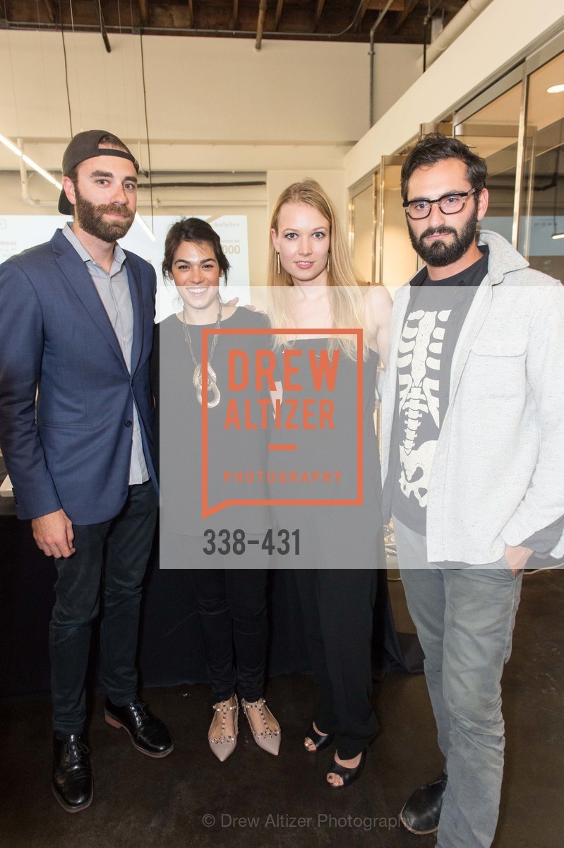Matthew Scullin, Rebecca Rathael, Elena Soboleva, Joseph Becker, Artsy + Sotheby's Closing Party, Fused. Fused , . 1401 16th Street, Photo #338-431 Matthew Scullin, Rebecca Rathael, Elena Soboleva, Joseph Becker, Photo #338-431