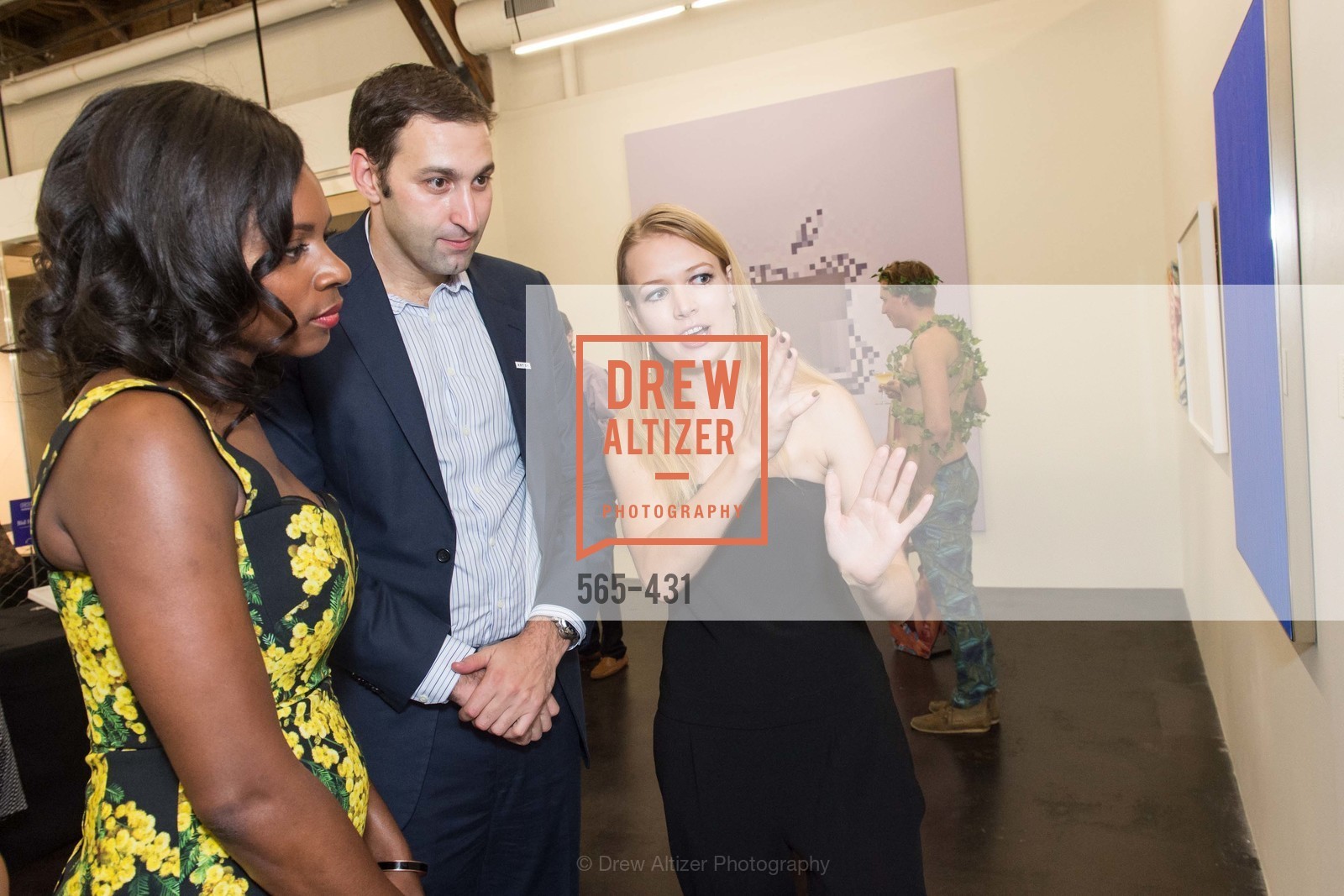 NIna Mundi, Daniel Doubrovkine, Elena Soboleva, Artsy + Sotheby's Closing Party, Fused. 1401 16th Street, October 30th, 2015,Drew Altizer, Drew Altizer Photography, full-service agency, private events, San Francisco photographer, photographer california