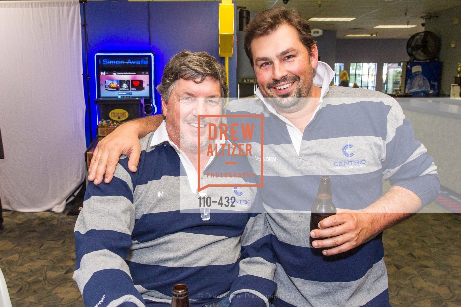 Tim McDonald, Branden McDonald, ScavulloDesign Centric Builders Bowling Party, Presidio Bowl. Presidio Bowl, . 93 Moraga Ave, October 29th, 2015, Photo #110-432 Tim McDonald, Branden McDonald, Photo #110-432