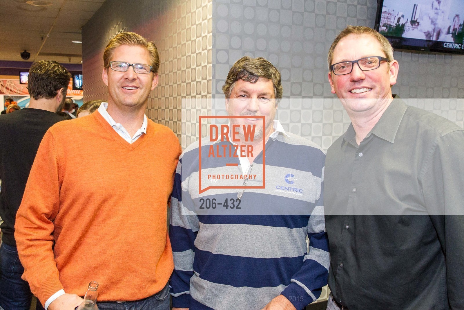 Brian Koch, Tim McDonald, Aleck Wilson, ScavulloDesign Centric Builders Bowling Party, Presidio Bowl. 93 Moraga Ave, October 29th, 2015,Drew Altizer, Drew Altizer Photography, full-service agency, private events, San Francisco photographer, photographer california
