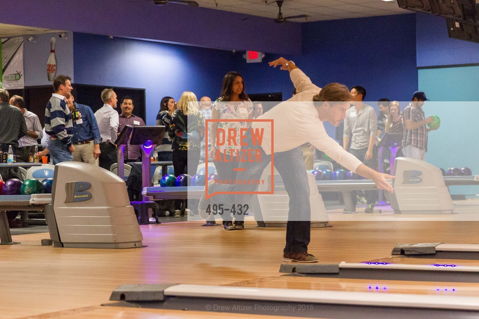 Bowling, ScavulloDesign Centric Builders Bowling Party, Presidio Bowl. 93 Moraga Ave, October 29th, 2015,Drew Altizer, Drew Altizer Photography, full-service agency, private events, San Francisco photographer, photographer california