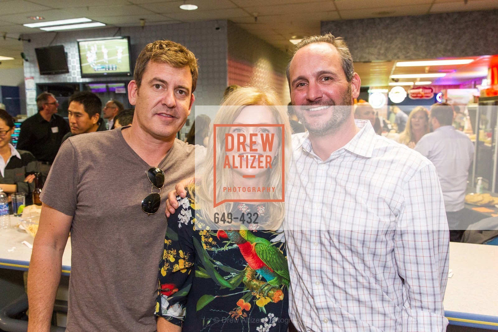 Brad Haze, Paula Bennett, Brian Gianinno, ScavulloDesign Centric Builders Bowling Party, Presidio Bowl. 93 Moraga Ave, October 29th, 2015,Drew Altizer, Drew Altizer Photography, full-service agency, private events, San Francisco photographer, photographer california