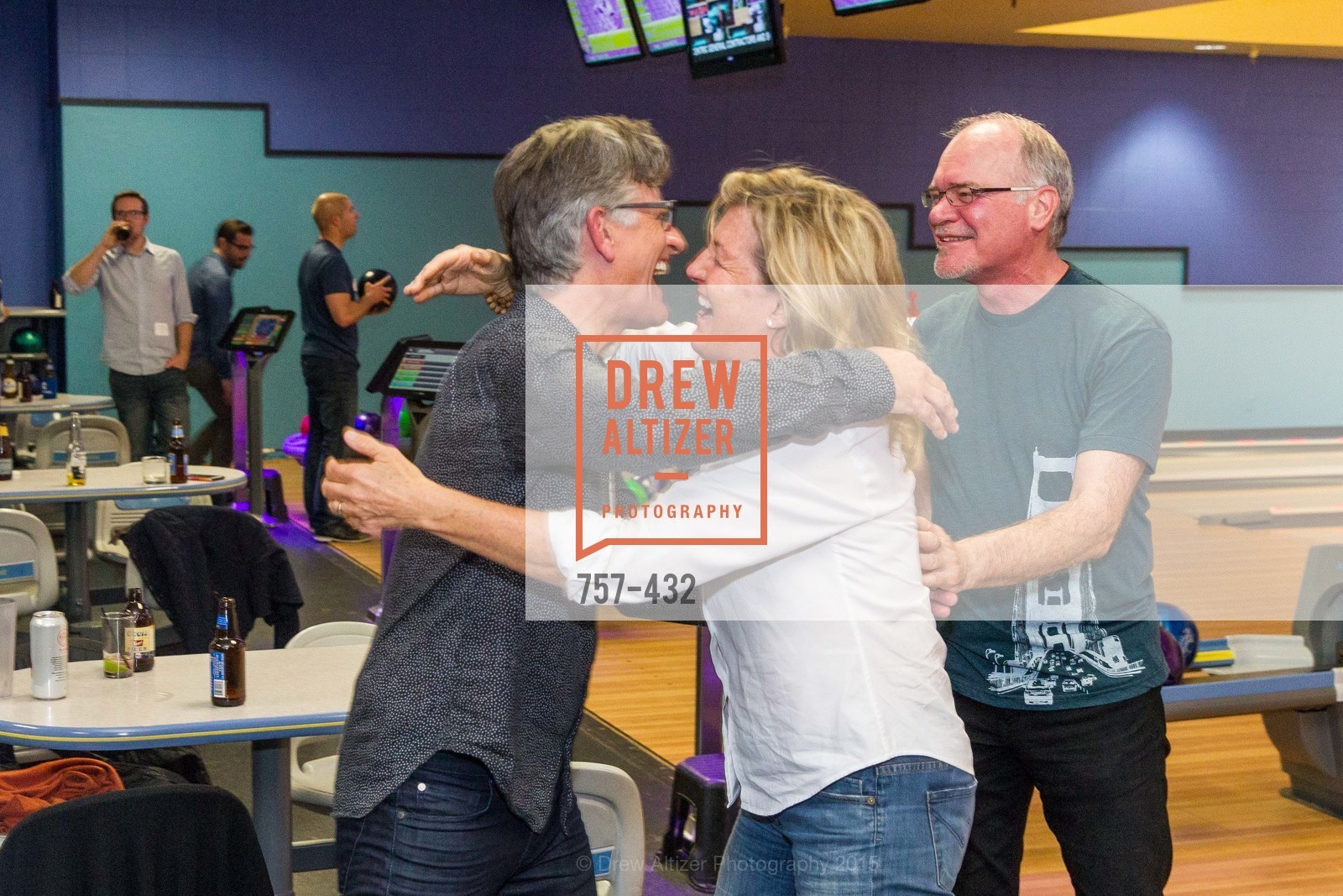 Mark English, Flin McDonald, Terry Bryant, ScavulloDesign Centric Builders Bowling Party, Presidio Bowl. 93 Moraga Ave, October 29th, 2015,Drew Altizer, Drew Altizer Photography, full-service event agency, private events, San Francisco photographer, photographer California