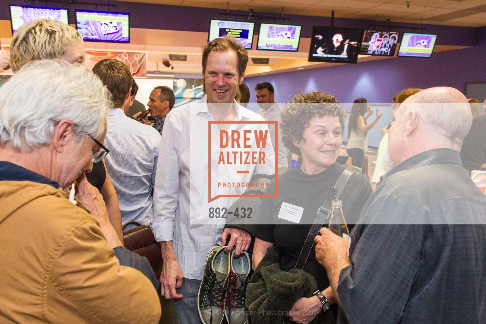 Eric Blasen, Silvina Blasen, ScavulloDesign Centric Builders Bowling Party, Presidio Bowl. 93 Moraga Ave, October 29th, 2015,Drew Altizer, Drew Altizer Photography, full-service agency, private events, San Francisco photographer, photographer california