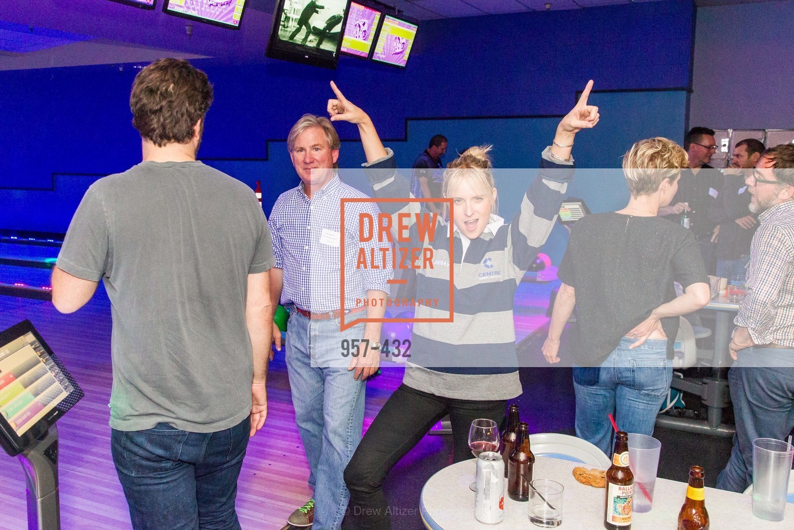 Don Horton, Lindsay Herdell, ScavulloDesign Centric Builders Bowling Party, Presidio Bowl. 93 Moraga Ave, October 29th, 2015,Drew Altizer, Drew Altizer Photography, full-service agency, private events, San Francisco photographer, photographer california