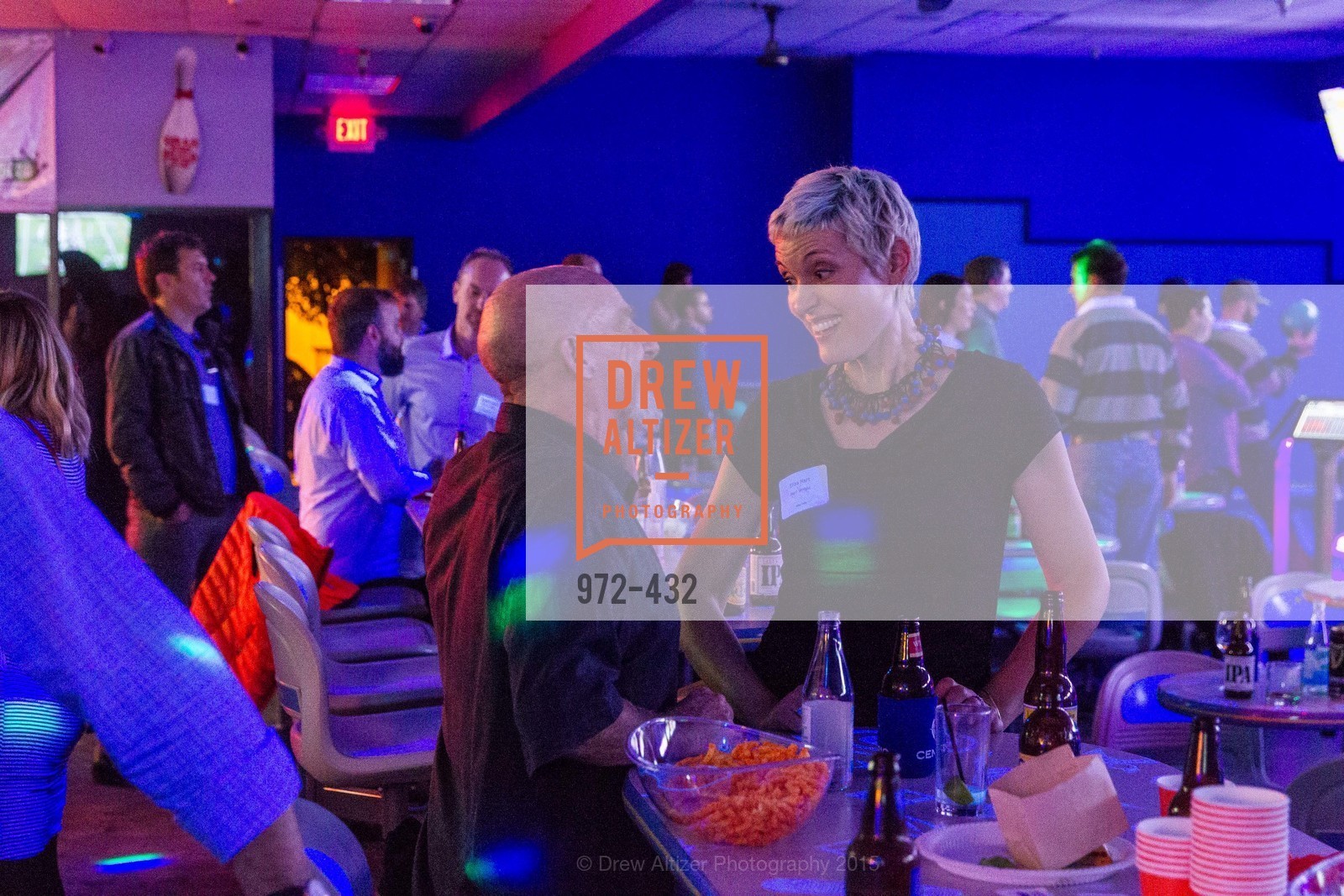 Dan Pelsinger, Eliza Hart, ScavulloDesign Centric Builders Bowling Party, Presidio Bowl. 93 Moraga Ave, October 29th, 2015