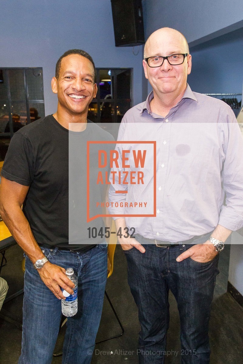 Gerard Ewell, Jim Westover, ScavulloDesign Centric Builders Bowling Party, Presidio Bowl. Presidio Bowl, . 93 Moraga Ave, October 29th, 2015, Photo #1045-432 Gerard Ewell, Jim Westover, Photo #1045-432