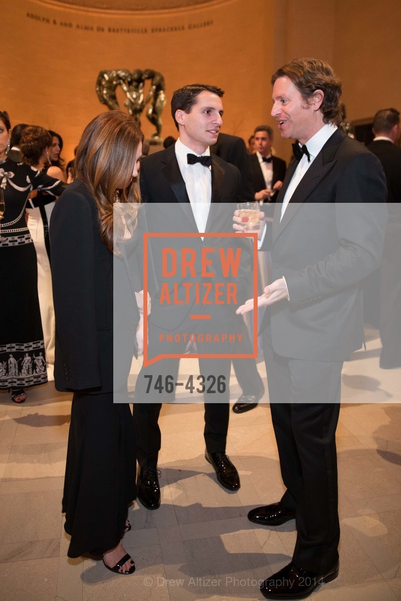 Stephanie Unger, Maxx Traina, Trevor Traina, 2014 Mid-Winter Gala Hosted by the Junior Committee of the FINE ARTS MUSEUMS OF SAN FRANCISCO and SALVATORE FERRAGAMO, US, March 8th, 2014, Photo #746-4326 Stephanie Unger, Maxx Traina, Trevor Traina, Photo #746-4326