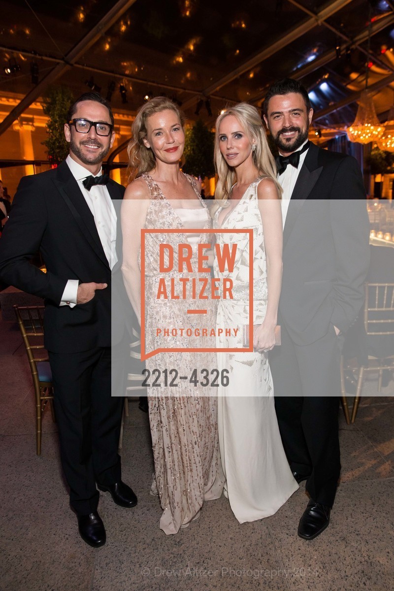 Damian Smith, Connie Nielsen, Vanessa Getty, John Gidding, 2014 Mid-Winter Gala Hosted by the Junior Committee of the FINE ARTS MUSEUMS OF SAN FRANCISCO and SALVATORE FERRAGAMO, US, March 8th, 2014, Photo #2212-4326 Damian Smith, Connie Nielsen, Vanessa Getty, John Gidding, Photo #2212-4326