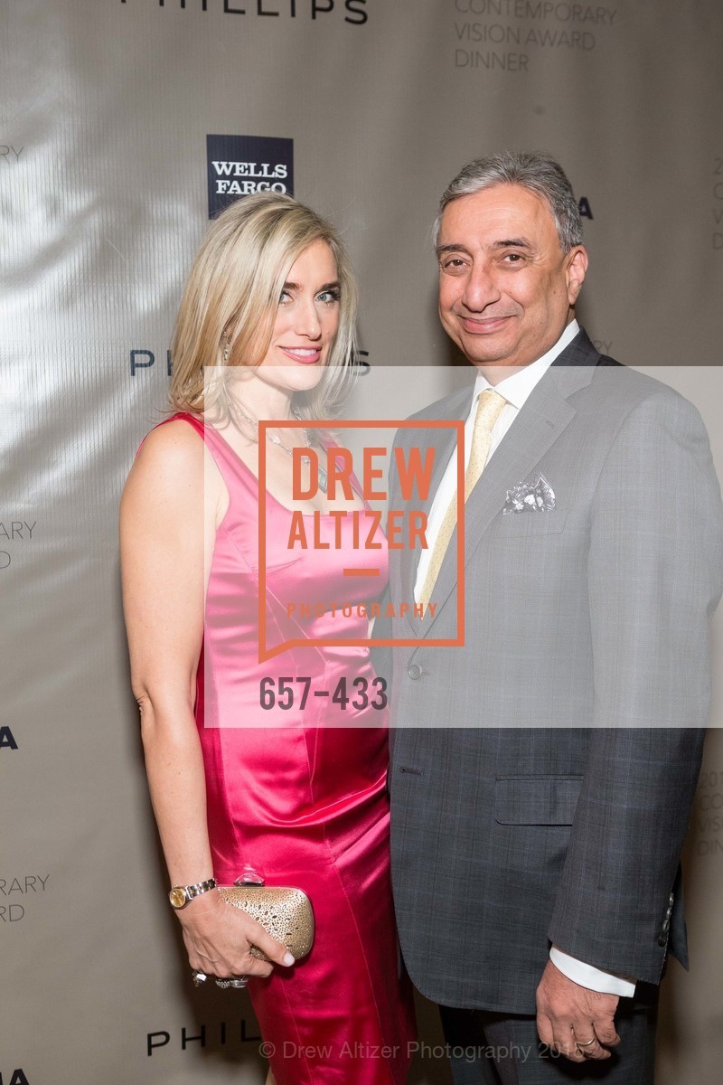 Renata Anderson, Raj Singh, SFMOMA Contemporary Vision Award, Regency Ballroom. Regency Ballroom, . 1300 Van Ness, November 3rd, 2015, Photo #657-433 Renata Anderson, Raj Singh, Photo #657-433