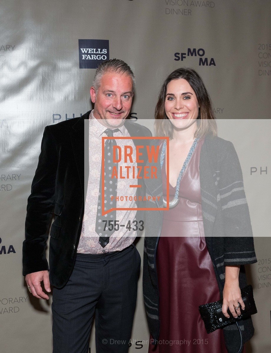 Matthew Abbott, Amanda Schneider, SFMOMA Contemporary Vision Award, Regency Ballroom. Regency Ballroom, . 1300 Van Ness, November 3rd, 2015, Photo #755-433 Matthew Abbott, Amanda Schneider, Photo #755-433